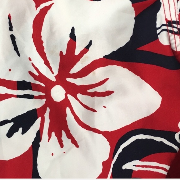 Arizona Swim Red Hawaiian Style Trunks size MED - Picture 5 of 8